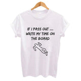 Letter Print Women t shirt 2019