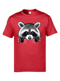 Little Dork Raccoon Print T Shirt