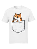 Pocket Doge Dog Kawaii T Shirts