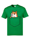 Pocket Doge Dog Kawaii T Shirts