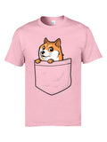 Pocket Doge Dog Kawaii T Shirts