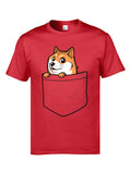 Pocket Doge Dog Kawaii T Shirts