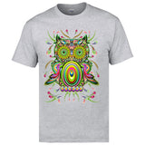 Owl Psychedelic Art T shirt