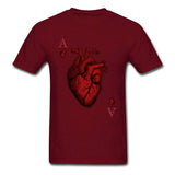 Rock Band Ace of Hearts T Shirts